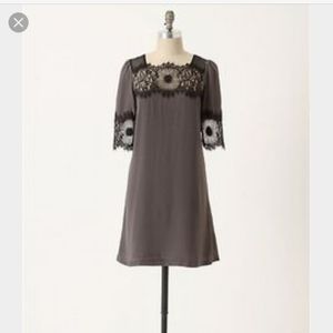 Anthropologie Lil silk lace dress size 2